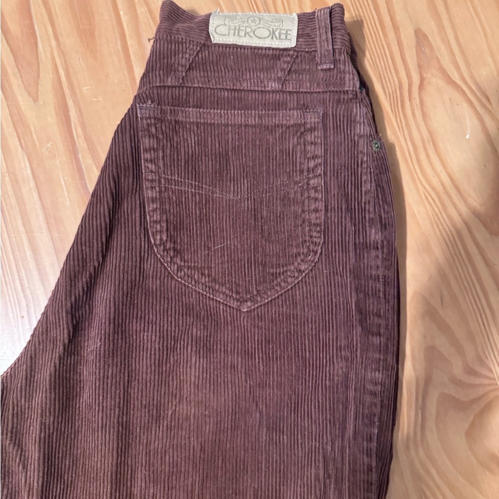 Vintage Cherokee Rich Brown Corduroy Trousers